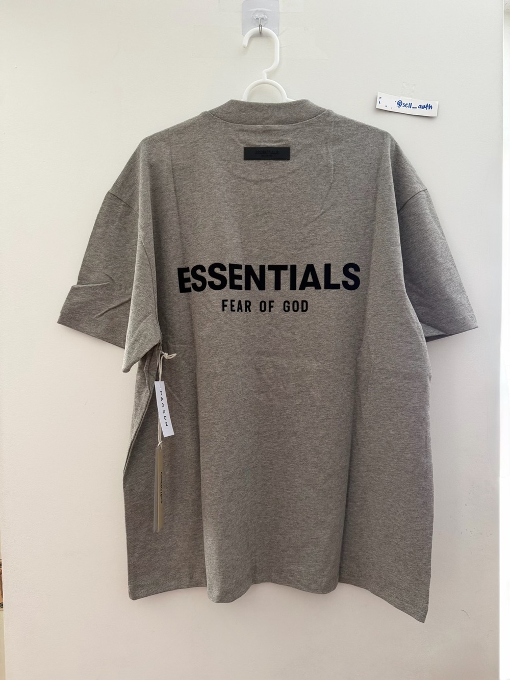 Authentic ESSENTIALS Fear of God Dark Oatmeal T-Shirt (only $35 accepted)